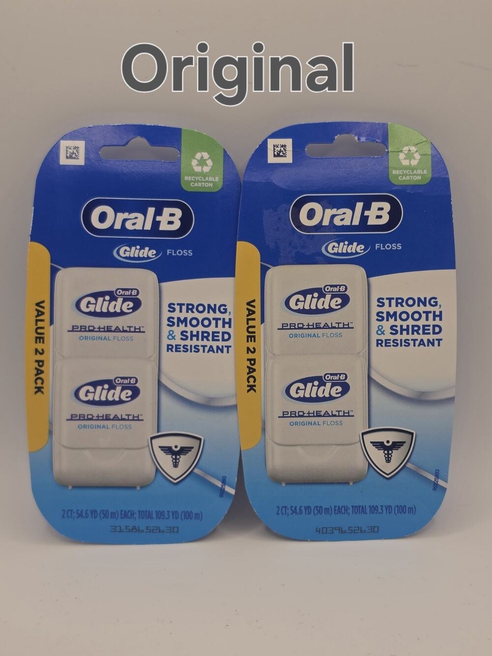 2x2 Oral-B GLIDE Pro-Health dental ORIGINAL FLOSS 54.6 yards NIB ~ Discontinued